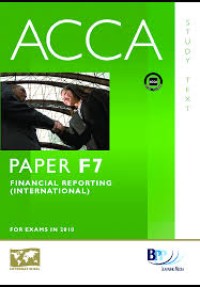 Image of ACCA - F7 Financial Reporting (INT): Study Text