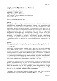 Image of e-Book Cryptographic Algorithms and Protocols