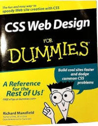 Image of e-Book CSS Web Design For Dummies
