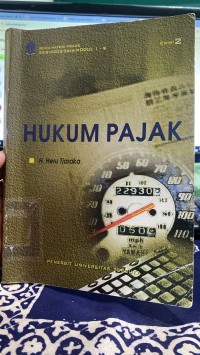 Image of Hukum Pajak (Buku Materi Pokok)