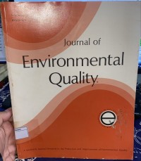 Image of Journal  Of Environmental Quality Vol. 19 No. 2 April - June 1990