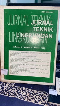 Image of Jurnal Teknik Lingkungan Vol. 4 No. 1 Maret 1998
