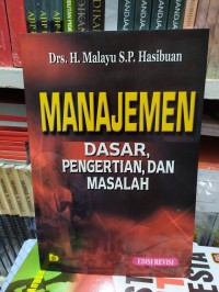 Image of Manajemen - Dasar, Pengertian, dan Masalah