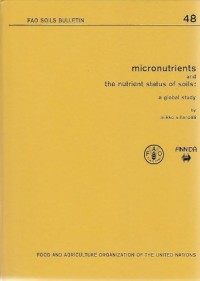 Image of Micronutrients the nutrient status of Soils