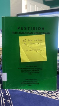 Image of Pestisida Pertanian dan Kehutanan