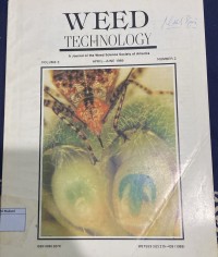 Image of Weed Technology Vol. 3 No. 2 April - June 1989