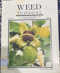 Image of Weed Technology Vol. 3 No. 4 October - December 1989