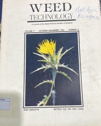 Image of Weed Technology Vol. 7 No. 4 October - December 1993